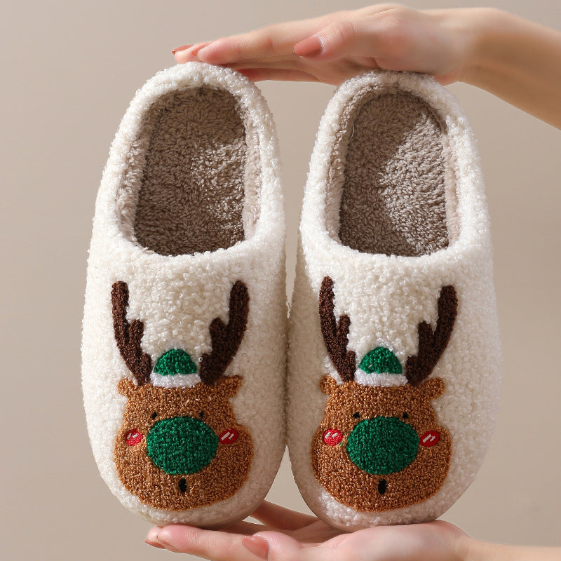 Mens reindeer online slippers